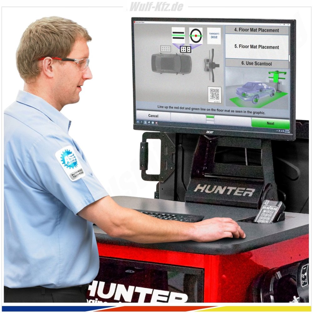 Hunter ADAS-Kalibriersystem und Achsvermessung Ultimate ADAS